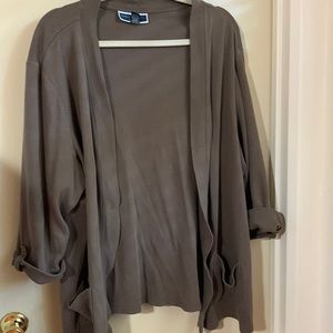 Karen Scott size 2X open front jacket